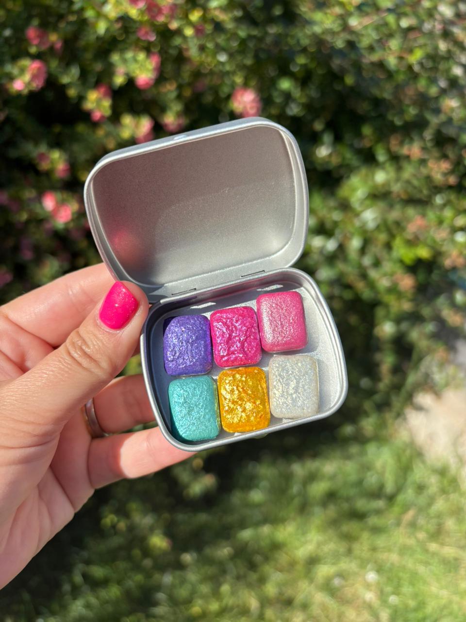 Girl - Set de 6 acuarelas Brilli