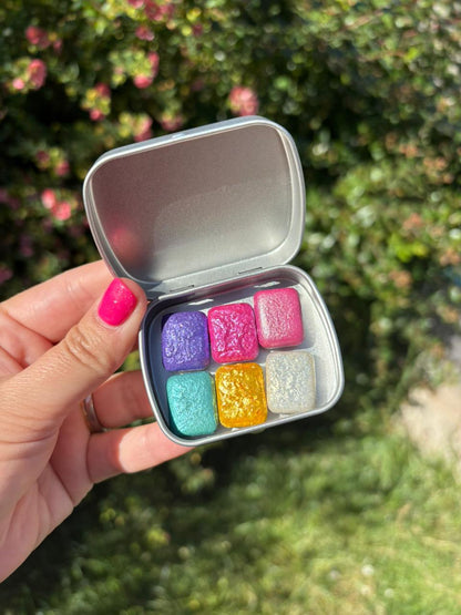 Girl - Set de 6 acuarelas Brilli