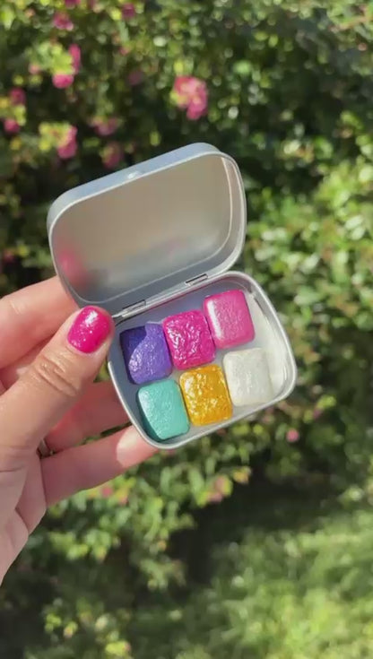 Girl - Set de 6 acuarelas Brilli